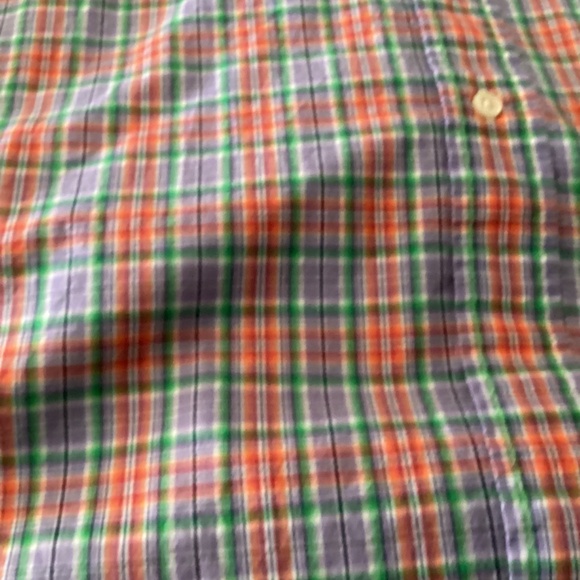 Polo Ralph Lauren men’s multicolor plaid xl shirt sleeve Oxford shirt - Picture 5 of 11